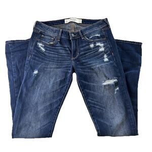 Abercrombie & Fitch Jean Women’s 4R 27 A&F Super Skinny Stretch Distressed Pants